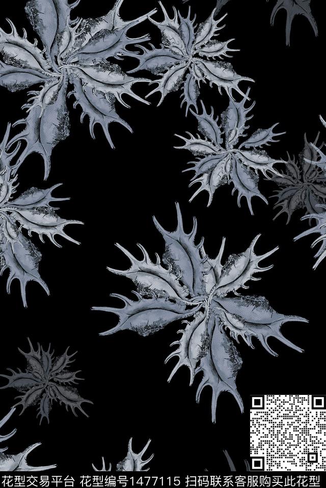 佩斯利春夏花型大牌风数码印花花型下载（图片编号: 1477115） - 瓦栏（Walan）