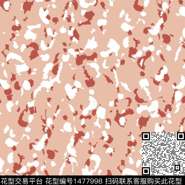抽象花卉碎点动物纹理传统印花花型下载（图片编号: 1477998） - 瓦栏（Walan）