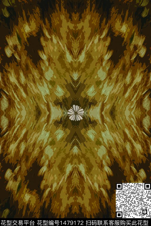 肌理民族风日本数码印花花型下载（图片编号: 1479172） - 瓦栏（Walan）