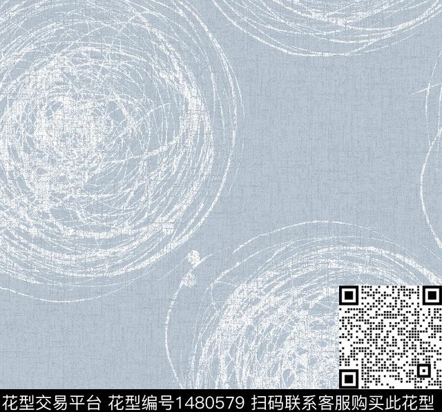灰色花线条画墙纸传统印花花型下载（图片编号: 1480579） - 瓦栏（Walan）