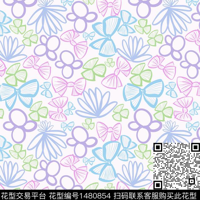 20220301-tz-1f-3.jpg - 1480854 - 笔触 花卉 手绘 - 传统印花花型 － 童装花型设计 － 瓦栏