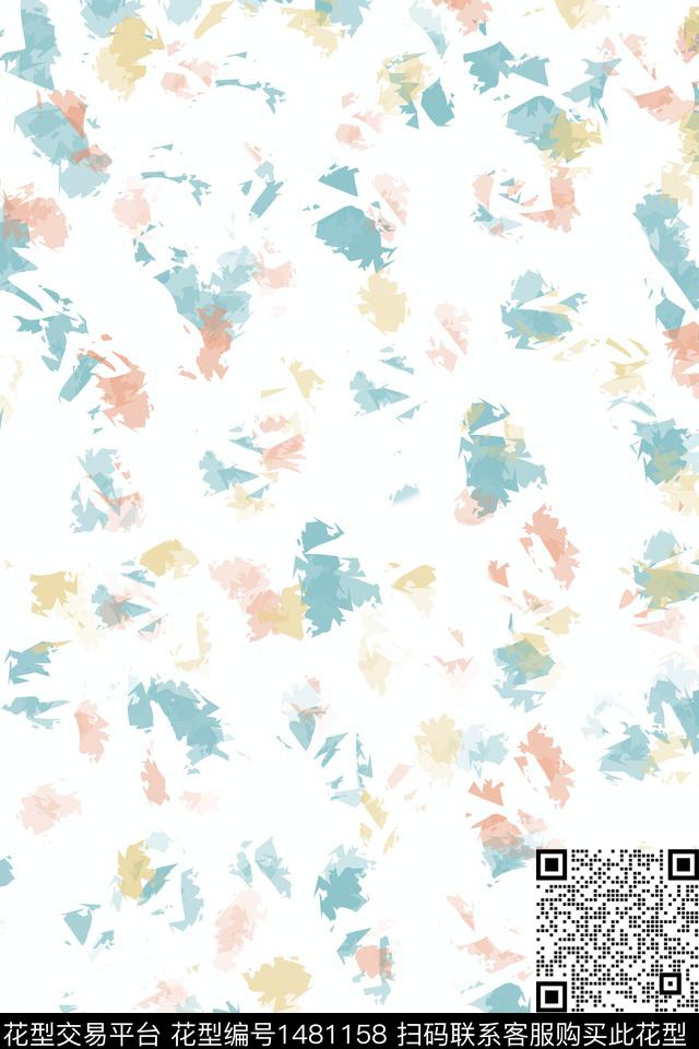 肌理日本大牌风数码印花花型下载（图片编号: 1481158） - 瓦栏（Walan）