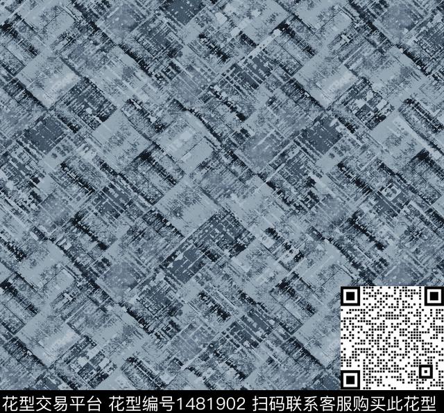 水彩窗帘肌理传统印花花型下载（图片编号: 1481902） - 瓦栏（Walan）