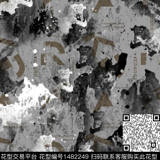 几何趋势花型纸印花传统印花花型下载（图片编号: 1482249） - 瓦栏（Walan）