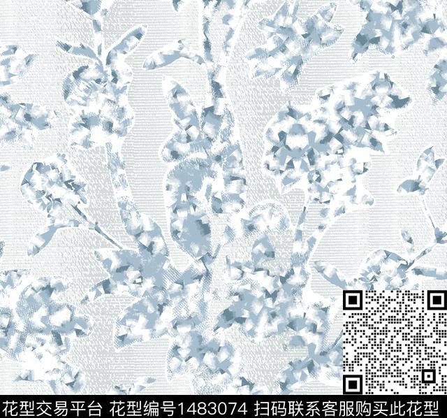 花卉迷彩小碎花传统印花花型下载（图片编号: 1483074） - 瓦栏（Walan）