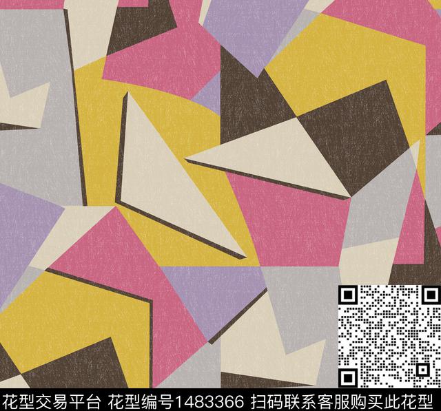 几何女装墙纸传统印花花型下载（图片编号: 1483366） - 瓦栏（Walan）