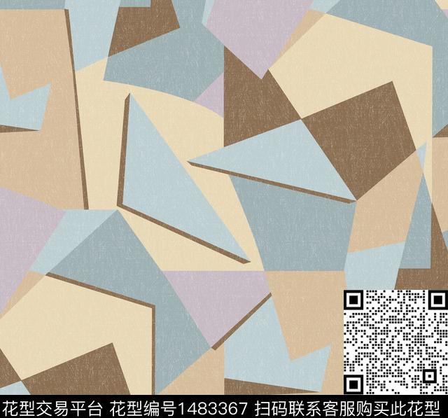 几何女装墙纸传统印花花型下载（图片编号: 1483367） - 瓦栏（Walan）