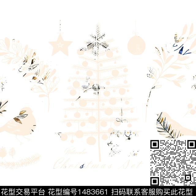 TL-20220315-1.jpg - 1483661 - 圣诞 可爱 卡通 - 传统印花花型 － 床品花型设计 － 瓦栏