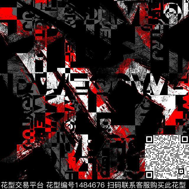 几何趋势花型纸印花传统印花花型下载（图片编号: 1484676） - 瓦栏（Walan）