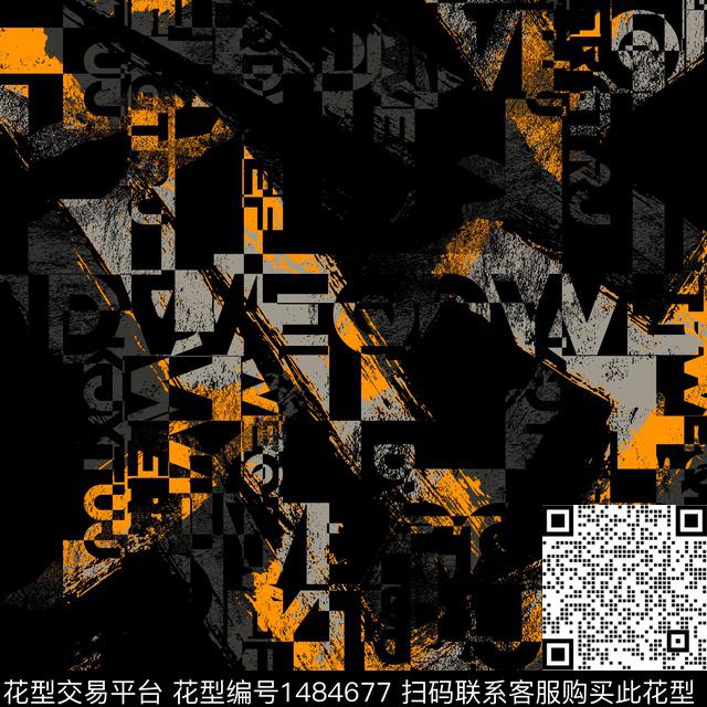 几何趋势花型纸印花传统印花花型下载（图片编号: 1484677） - 瓦栏（Walan）