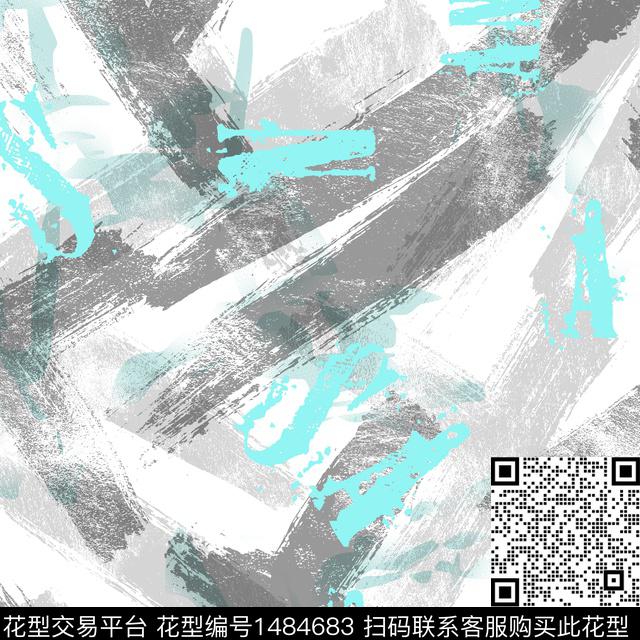 几何趋势花型纸印花传统印花花型下载（图片编号: 1484683） - 瓦栏（Walan）