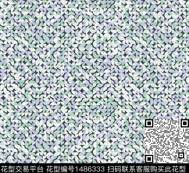 几何连衣裙小碎花传统印花花型下载（图片编号: 1486333） - 瓦栏（Walan）