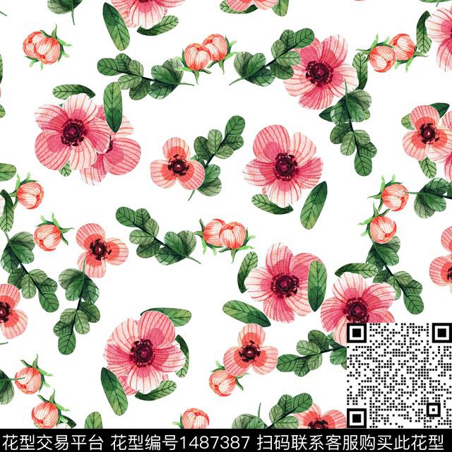 220328-2.jpg - 1487387 - 田园 绿植树叶 花卉 - 数码印花花型 － 女装花型设计 － 瓦栏