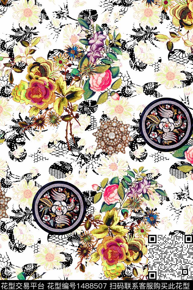10.jpg - 1488507 - 时尚 花卉 抽象 - 数码印花花型 － 女装花型设计 － 瓦栏