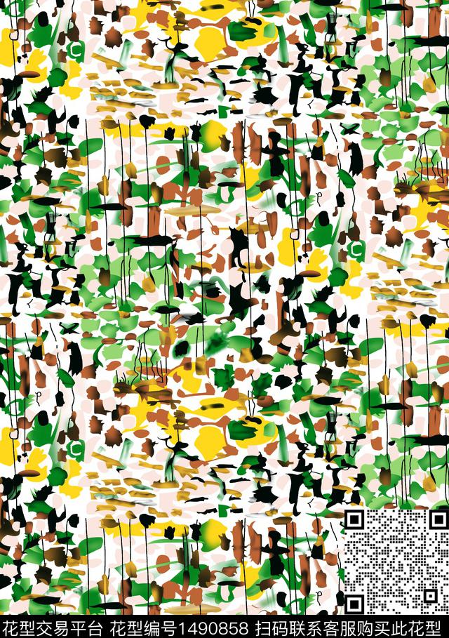 142.jpg - 1490858 - 民族风 花卉 大牌风 - 数码印花花型 － 女装花型设计 － 瓦栏