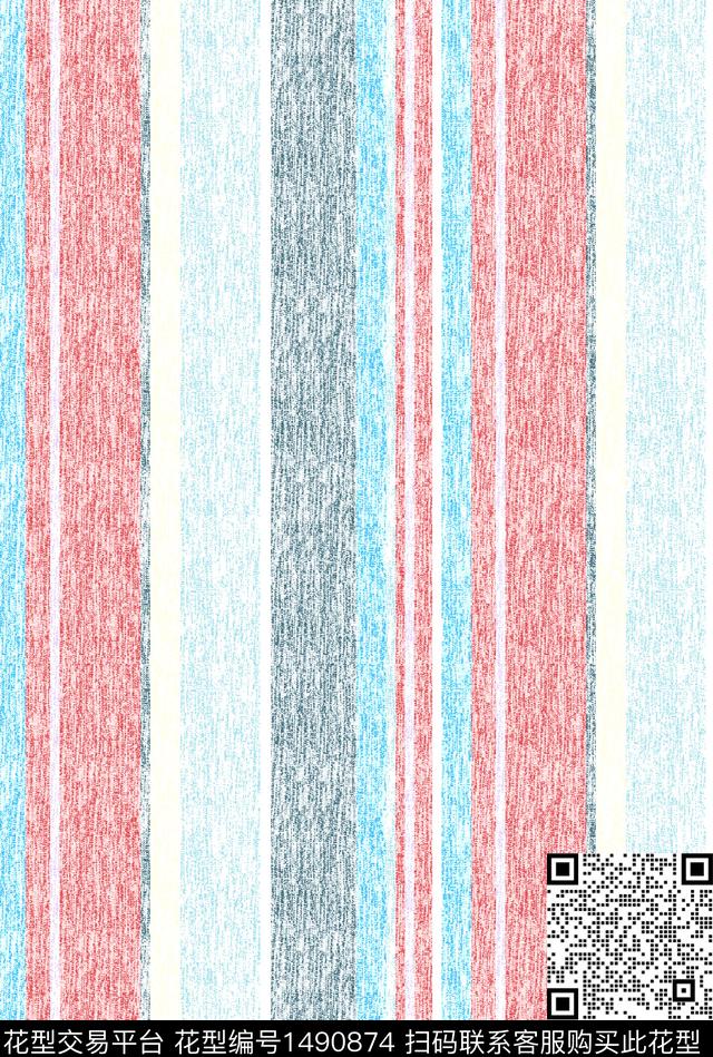 数码花型几何扎染花型数码印花花型下载（图片编号: 1490874） - 瓦栏（Walan）