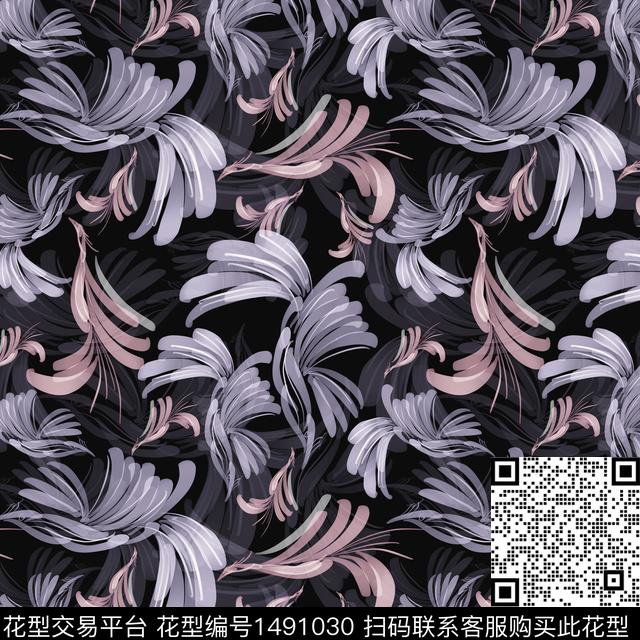花卉手绘小碎花数码印花花型下载（图片编号: 1491030） - 瓦栏（Walan）