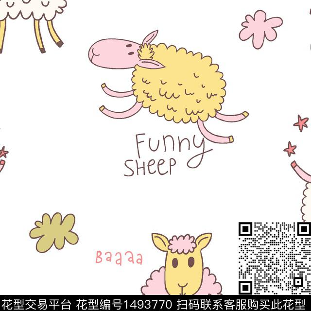 童装动物可爱传统印花花型下载（图片编号: 1493770） - 瓦栏（Walan）