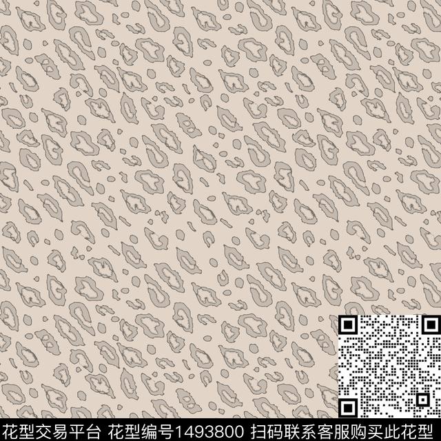 L0009.jpg - 1493800 - 几何 线条 动物纹 - 传统印花花型 － 女装花型设计 － 瓦栏