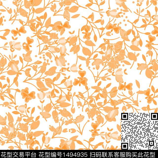 220414-4.jpg - 1494935 - 水彩 花卉 小清新 - 数码印花花型 － 女装花型设计 － 瓦栏
