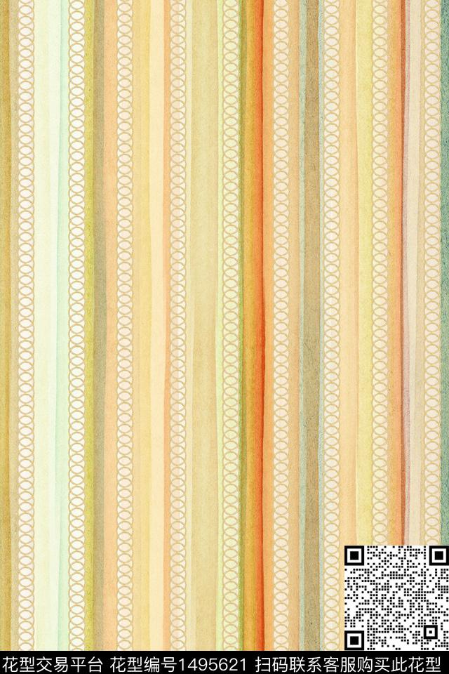 几何民族风小清新数码印花花型下载（图片编号: 1495621） - 瓦栏（Walan）