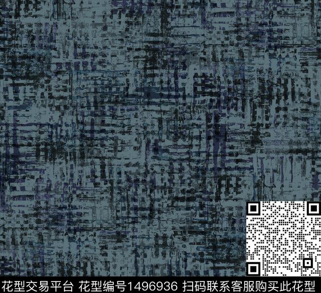 几何定位抽象男装抽象传统印花花型下载（图片编号: 1496936） - 瓦栏（Walan）