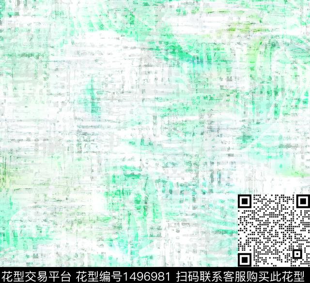 几何线条扎染花型传统印花花型下载（图片编号: 1496981） - 瓦栏（Walan）