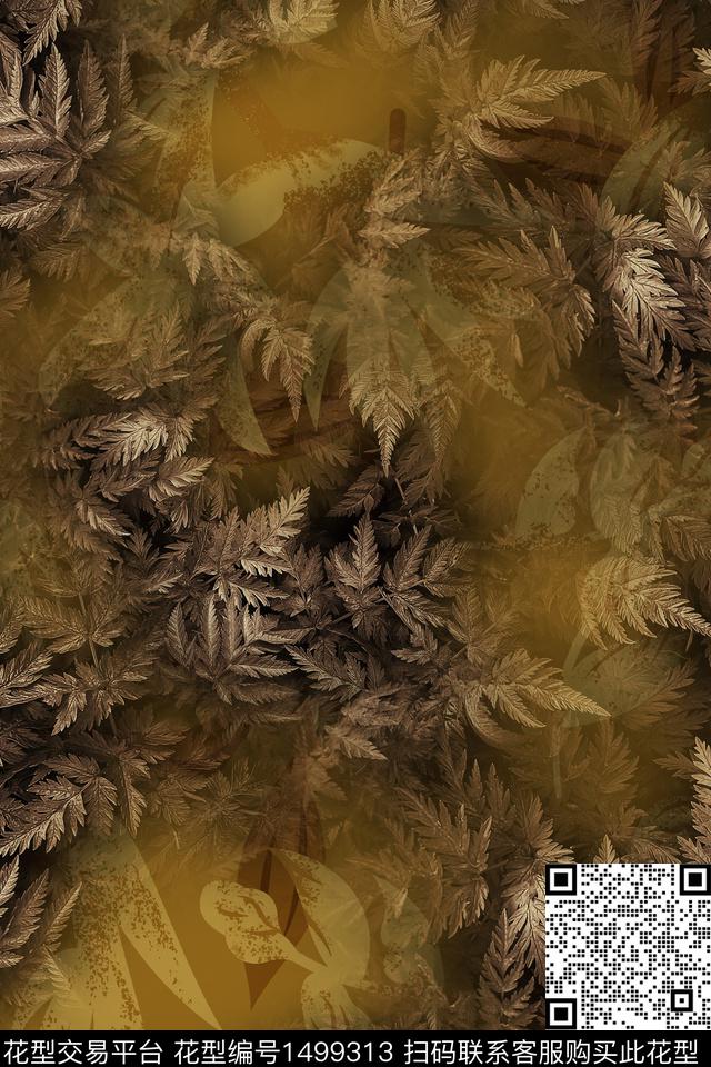 Orst_JRS0715.jpg - 1499313 - 绿植树叶 纹理 迷彩 - 数码印花花型 － 男装花型设计 － 瓦栏