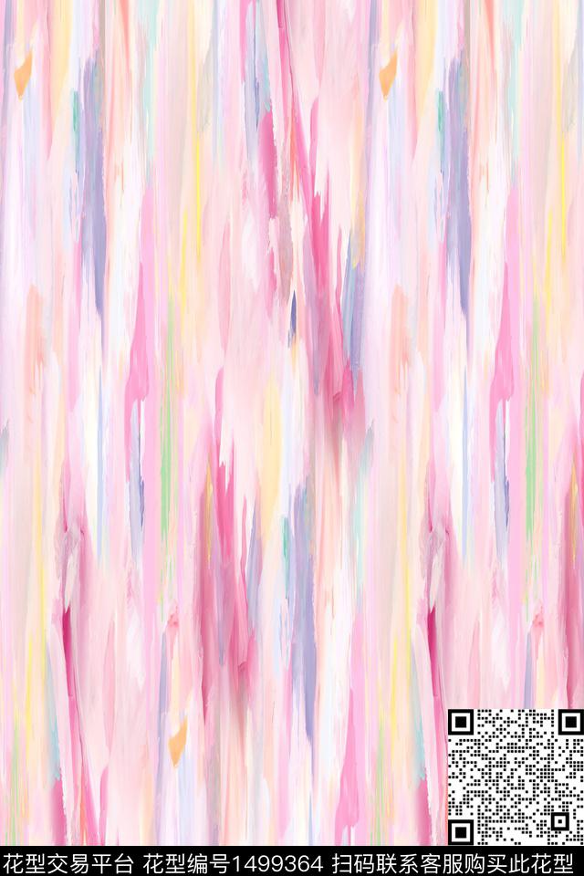 WC02770.jpg - 1499364 - 水彩 肌理 雪纺 - 数码印花花型 － 女装花型设计 － 瓦栏