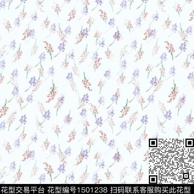 童装数码花型连衣裙数码印花花型下载（图片编号: 1501238） - 瓦栏（Walan）