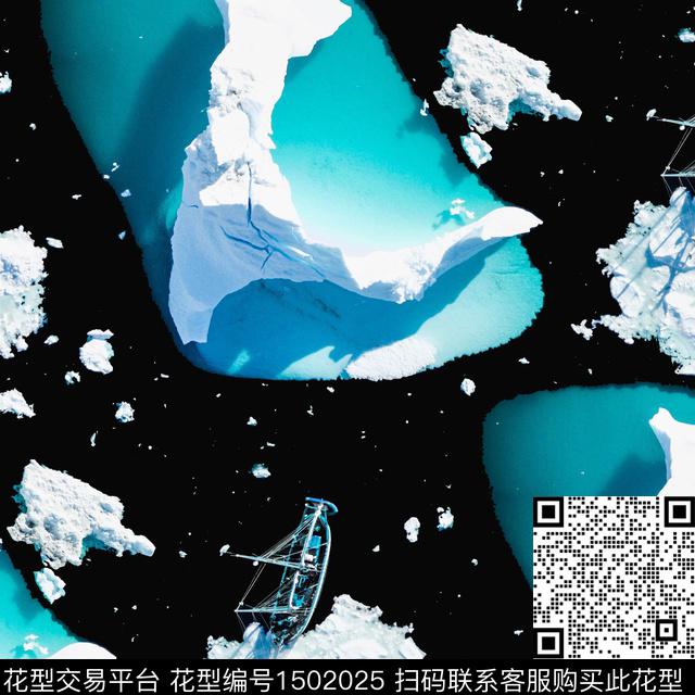 R2206088.jpg - 1502025 - 蓝色 海洋 冰山 - 数码印花花型 － 男装花型设计 － 瓦栏