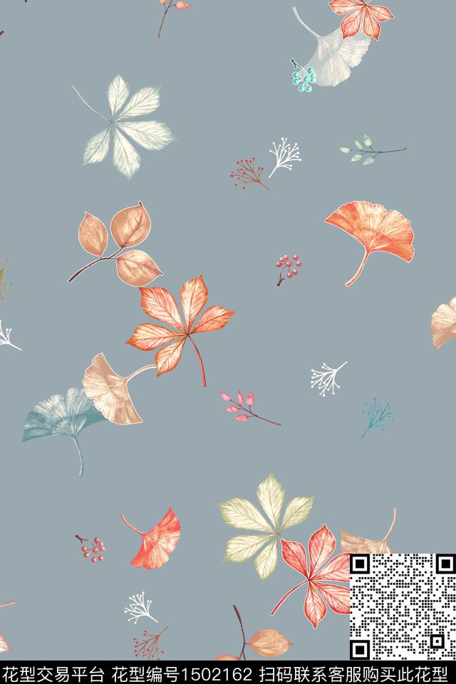 趣味小碎花休闲风数码印花花型下载（图片编号: 1502162） - 瓦栏（Walan）