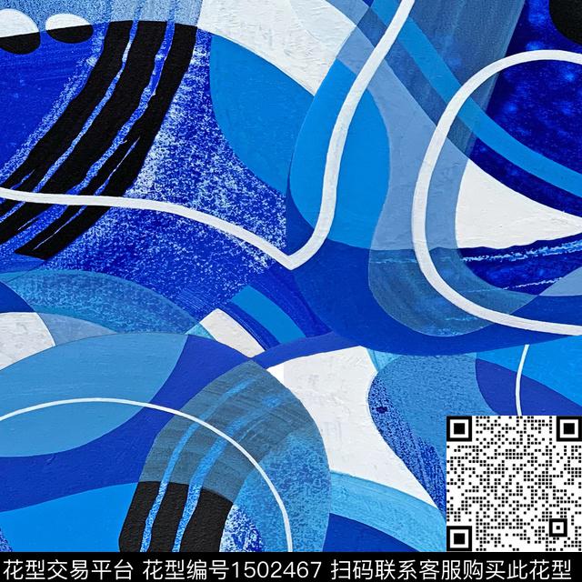 R2206096.jpg - 1502467 - 肌理 抽象迷彩 波浪纹 - 数码印花花型 － 男装花型设计 － 瓦栏