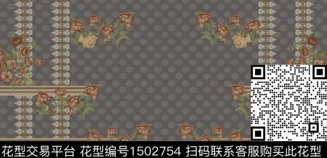 3.jpg - 1502754 - 几何 民族风 中东 - 数码印花花型 － 女装花型设计 － 瓦栏