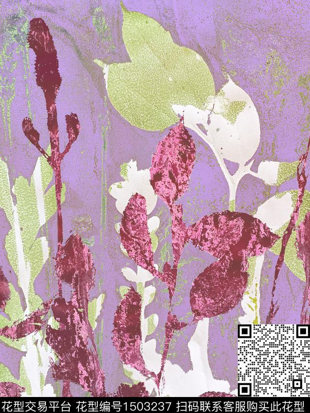botanic1.jpg - 1503237 - botanic plants meadow - 传统印花花型 － 女装花型设计 － 瓦栏