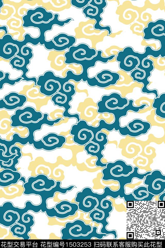 传统纹样民族风年轻女性传统印花花型下载（图片编号: 1503253） - 瓦栏（Walan）