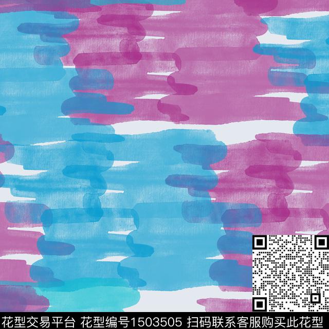 几何肌理手绘数码印花花型下载（图片编号: 1503505） - 瓦栏（Walan）