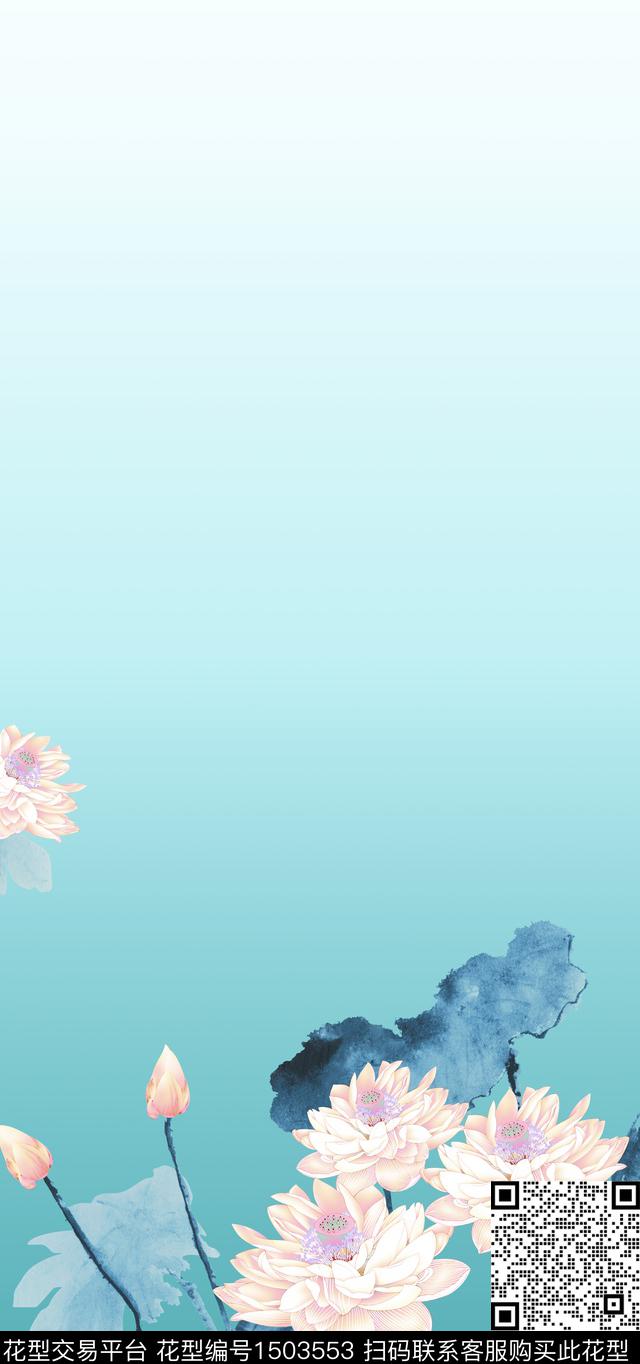 JLT2207006.jpg - 1503553 - 定位花 民族风 大牌风 - 传统印花花型 － 女装花型设计 － 瓦栏