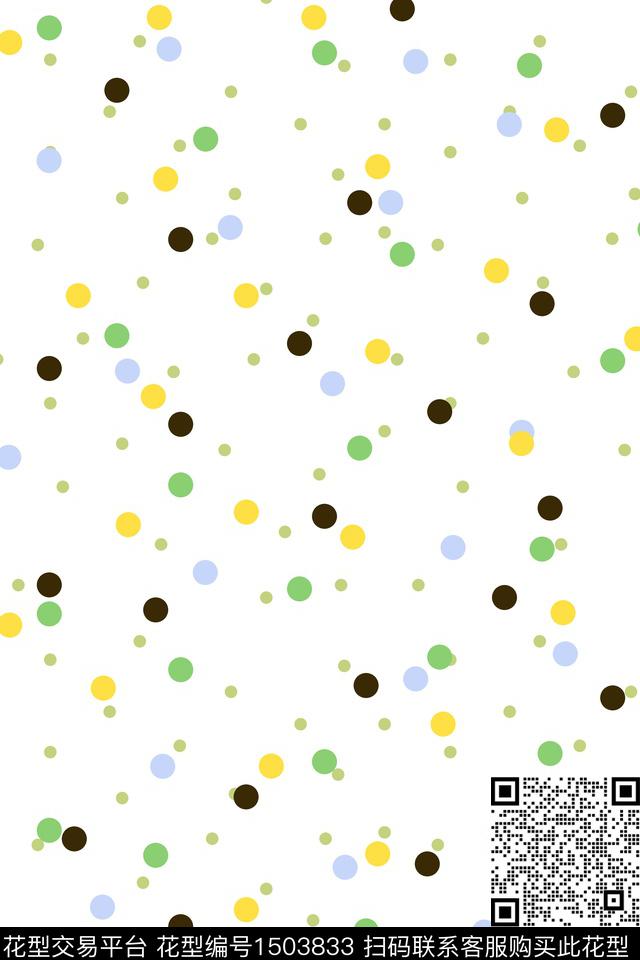 炫彩简约雪纺传统印花花型下载（图片编号: 1503833） - 瓦栏（Walan）