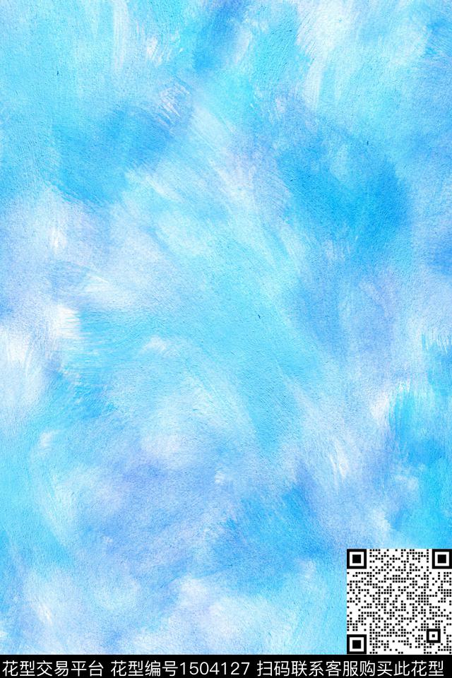 肌理抽象小清新数码印花花型下载（图片编号: 1504127） - 瓦栏（Walan）