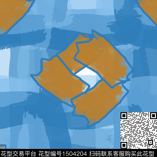 线条几何肌理传统印花花型下载（图片编号: 1504204） - 瓦栏（Walan）
