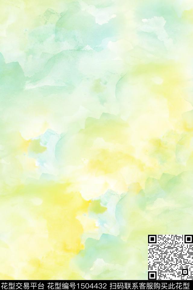 肌理抽象小清新数码印花花型下载（图片编号: 1504432） - 瓦栏（Walan）