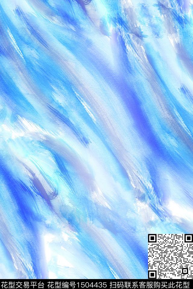 肌理抽象小清新数码印花花型下载（图片编号: 1504435） - 瓦栏（Walan）
