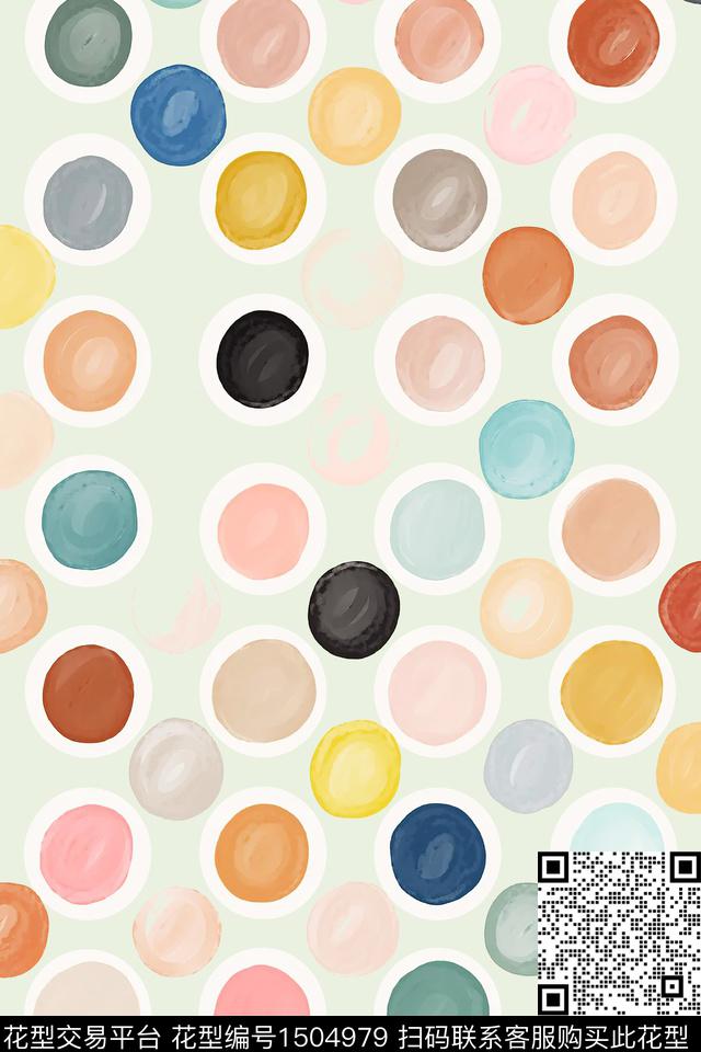 肌理真丝年轻女性数码印花花型下载（图片编号: 1504979） - 瓦栏（Walan）