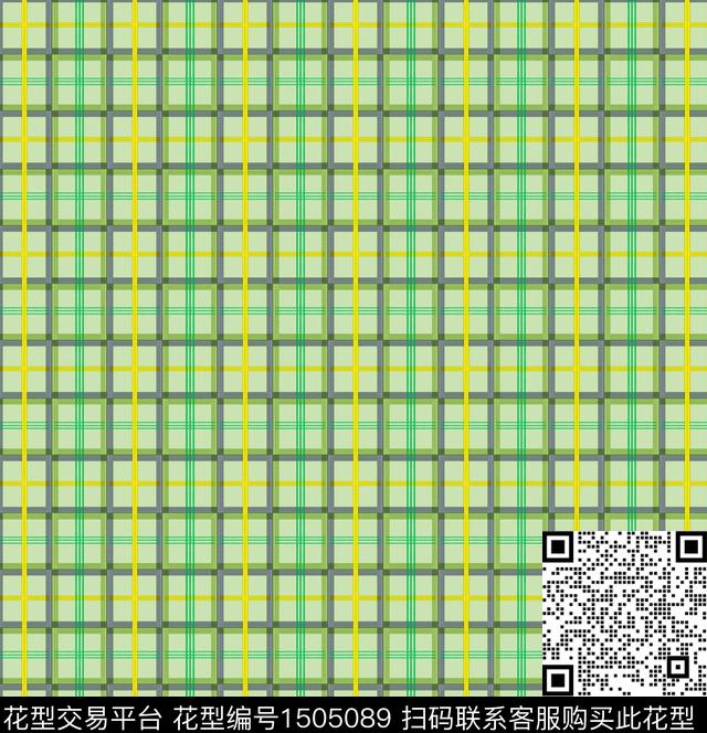 方块格子3.jpg - 1505089 - 线条 大牌风 格子 - 数码印花花型 － 男装花型设计 － 瓦栏