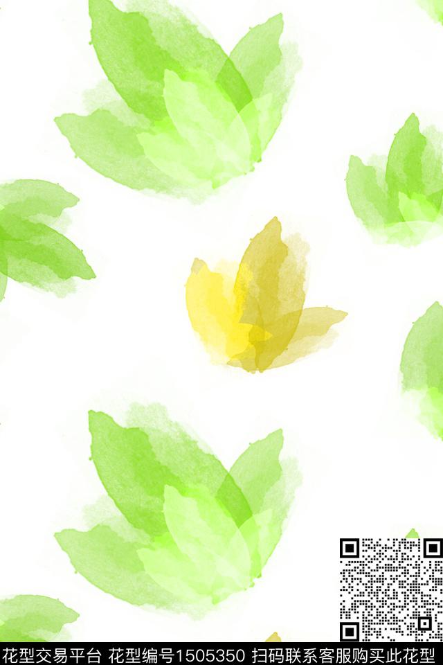 笔触花卉小碎花传统印花花型下载（图片编号: 1505350） - 瓦栏（Walan）