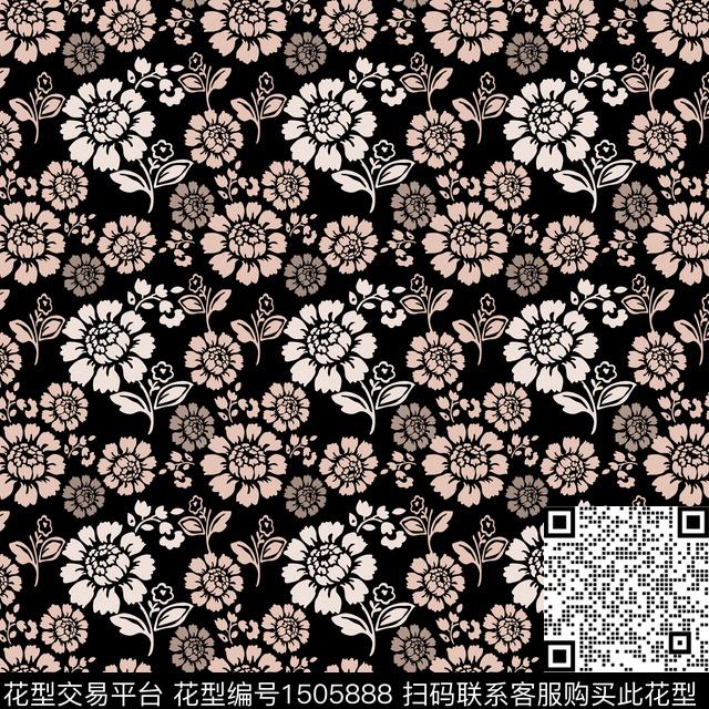 小碎花传统印花花型下载（图片编号: 1505888） - 瓦栏（Walan）