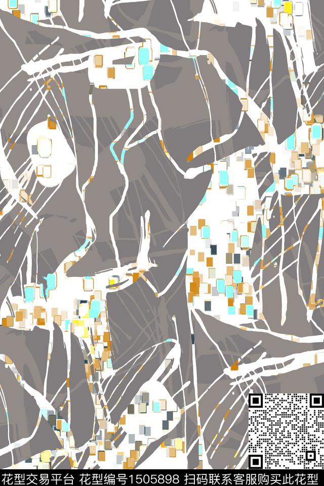 Orst_JRS0743.jpg - 1505898 - 肌理 几何 抽象 - 数码印花花型 － 女装花型设计 － 瓦栏