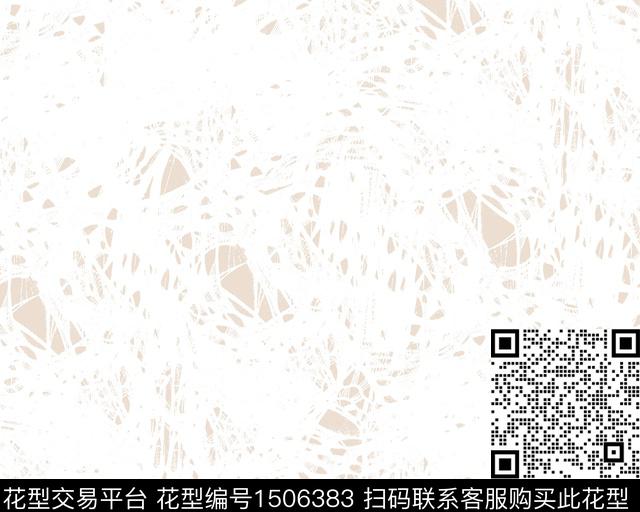 蜘蛛网A.jpg - 1506383 - 线条 花卉 大牌风 - 数码印花花型 － 女装花型设计 － 瓦栏