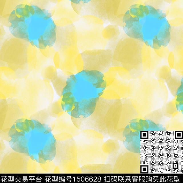 肌理笔触抽象数码印花花型下载（图片编号: 1506628） - 瓦栏（Walan）